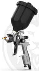 HVLP LION1 GUN 2.0MM (Grey gun+ black cup)